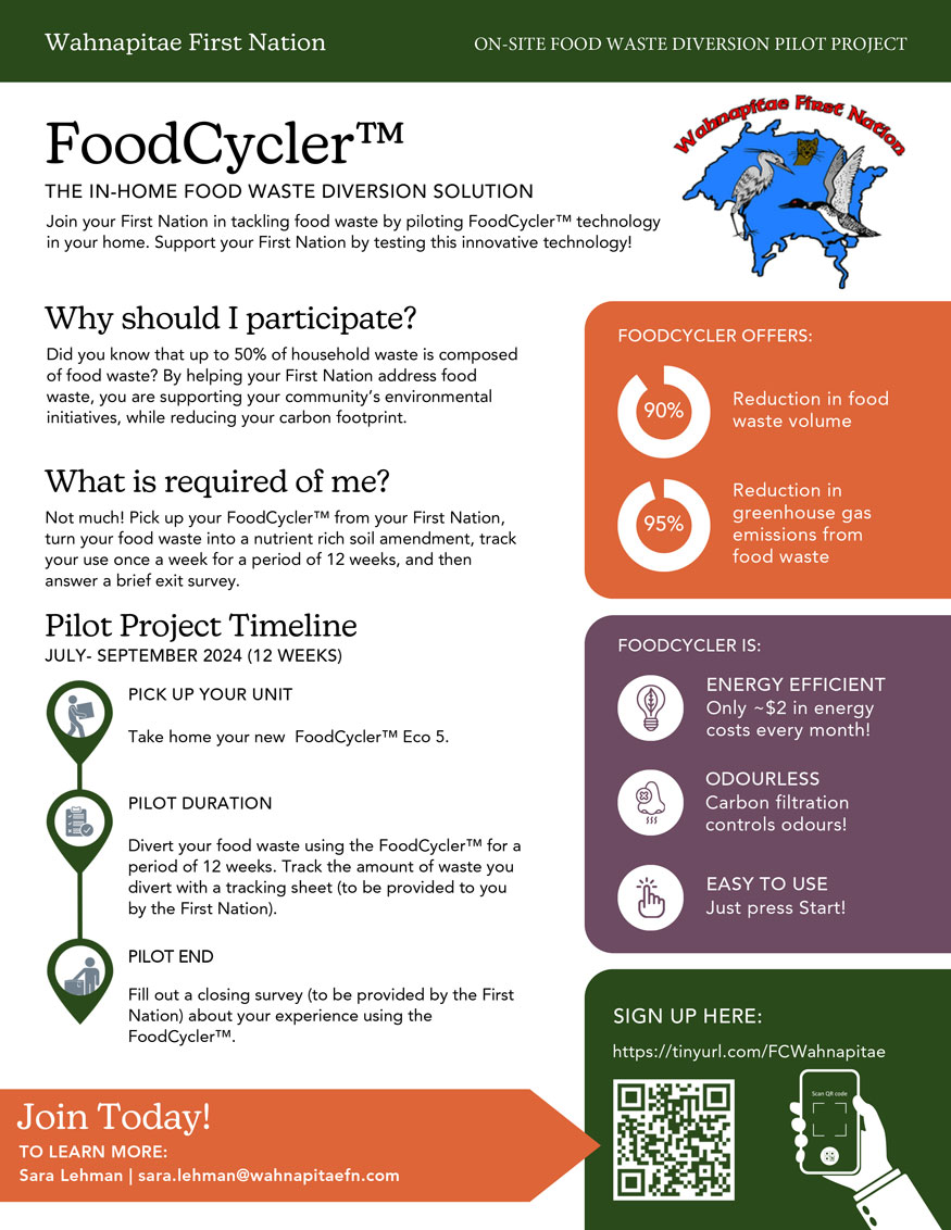 On-site Food Waste Diversion - Foodcycler™ Pilot Project