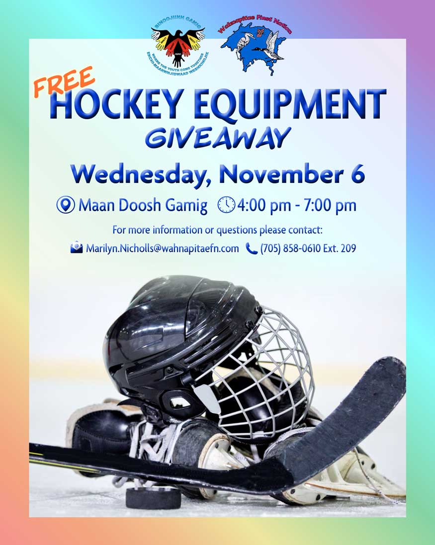 Free Hockey Equipment Giveaway