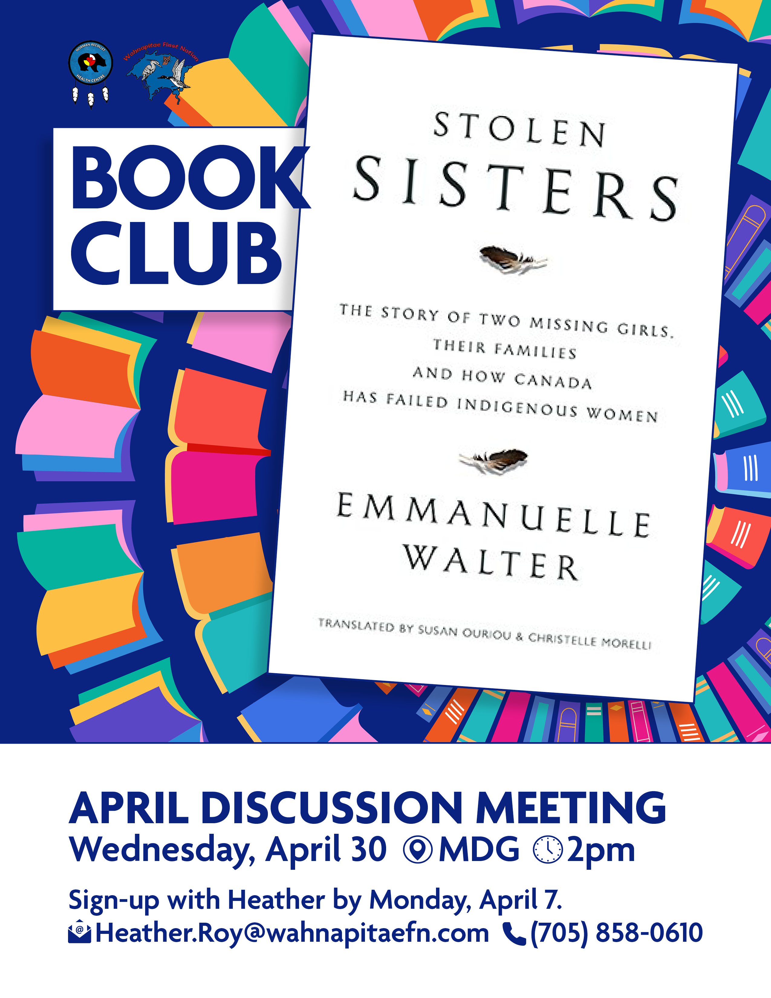 Book Club - Discussion Meeting Flyer
