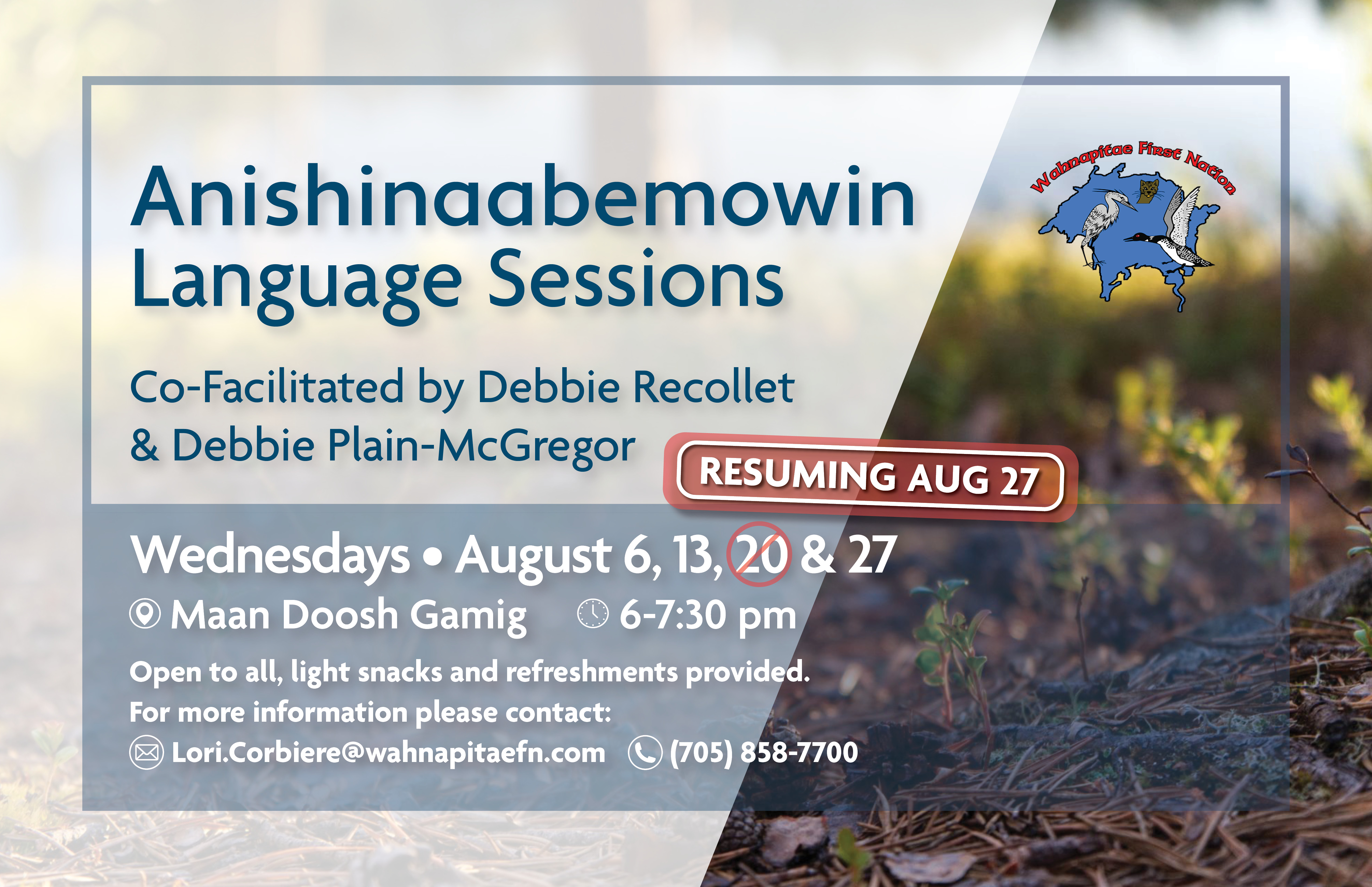 Anishnaabemowin Language Session