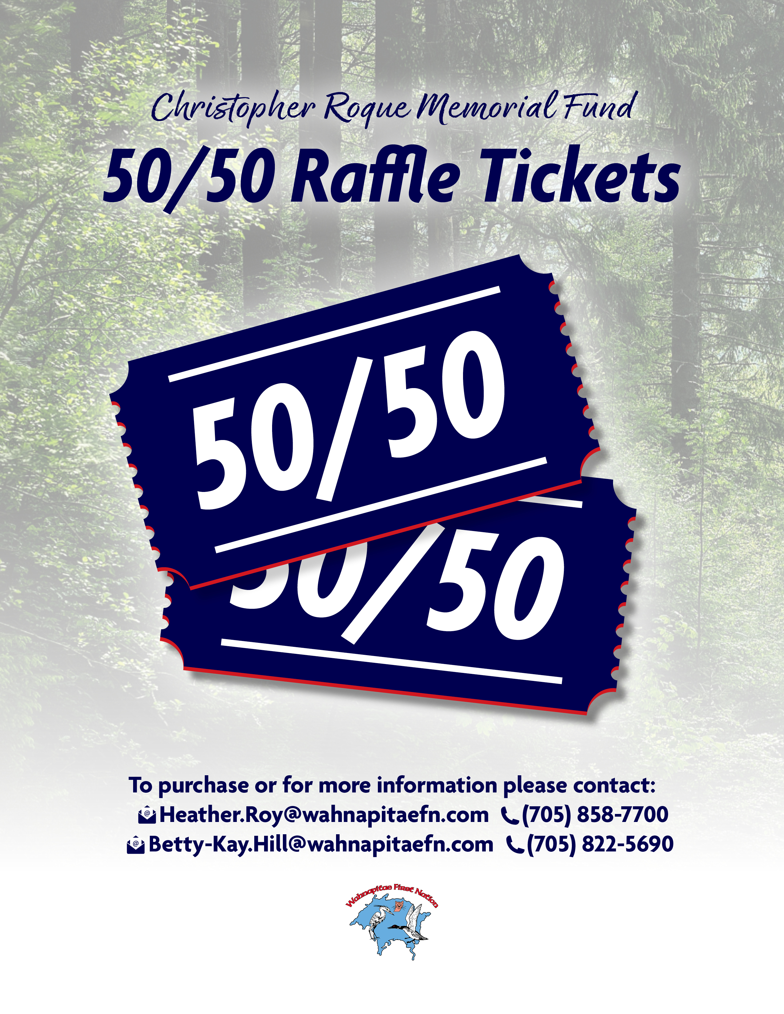 50/50 CRMF Fundraiser