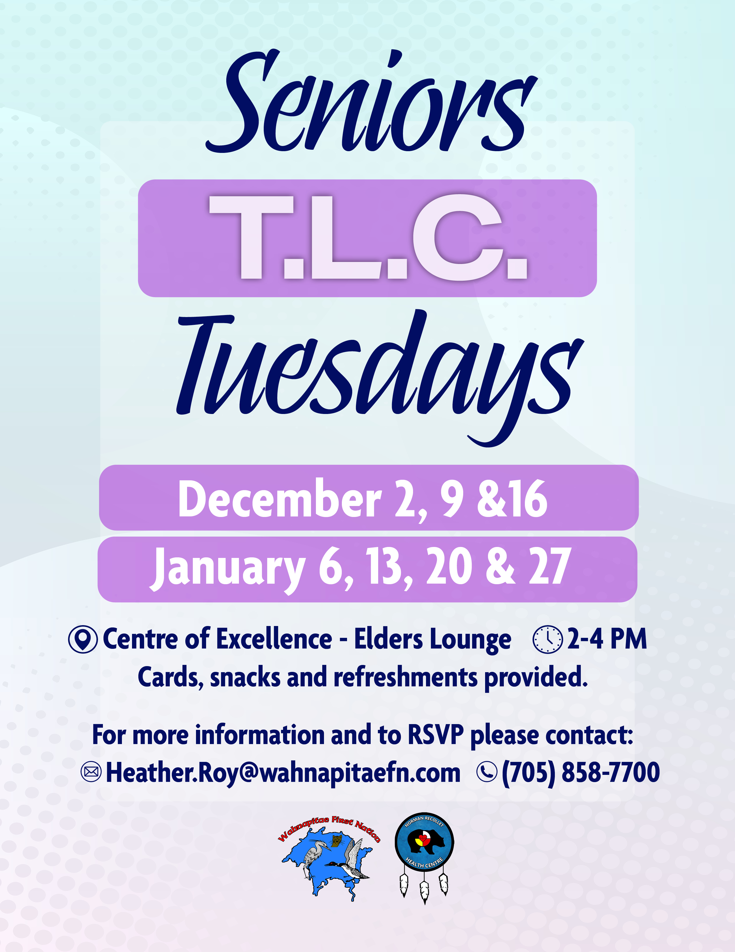 Seniors T.L.C. Tuesdays