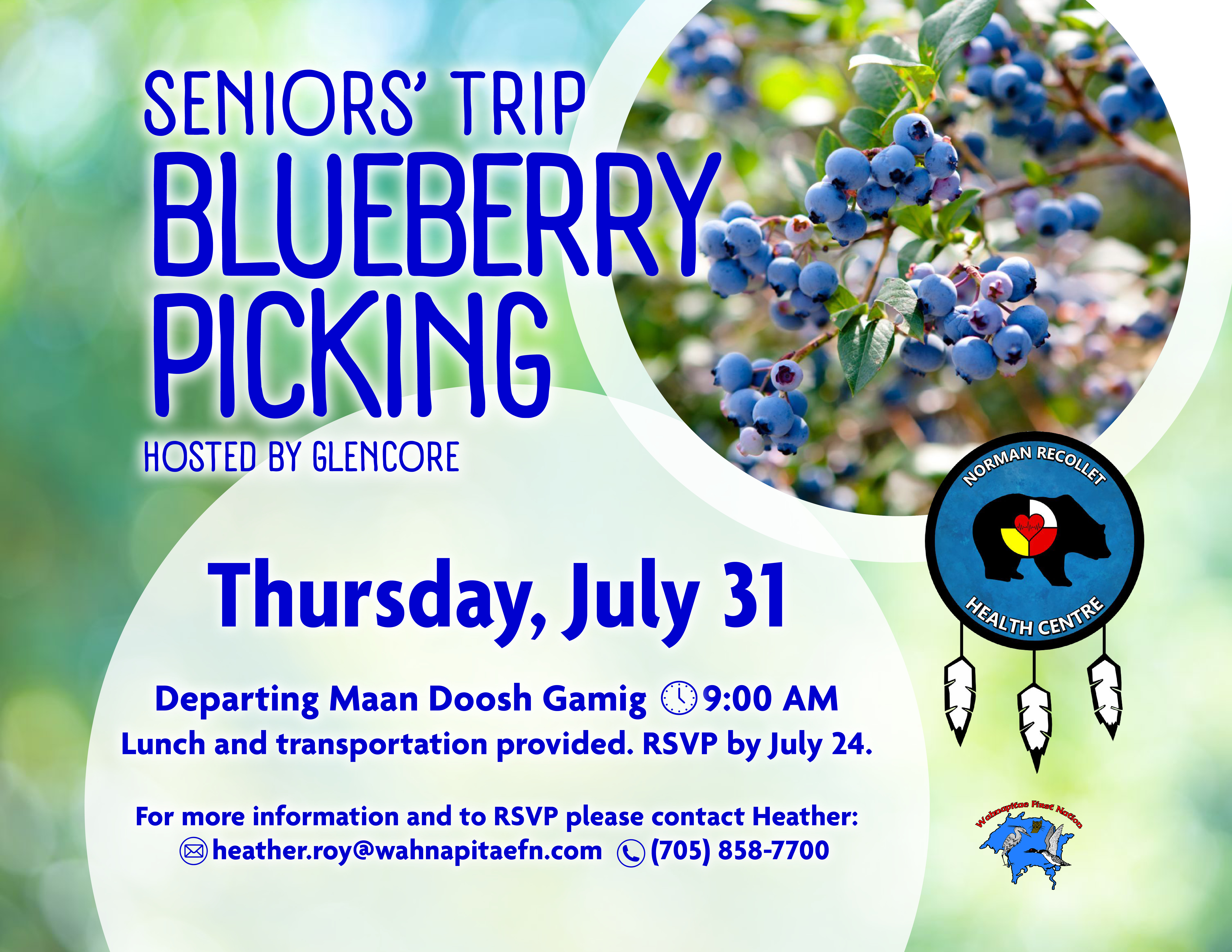 Seniors Trip - Blueberry Picking
