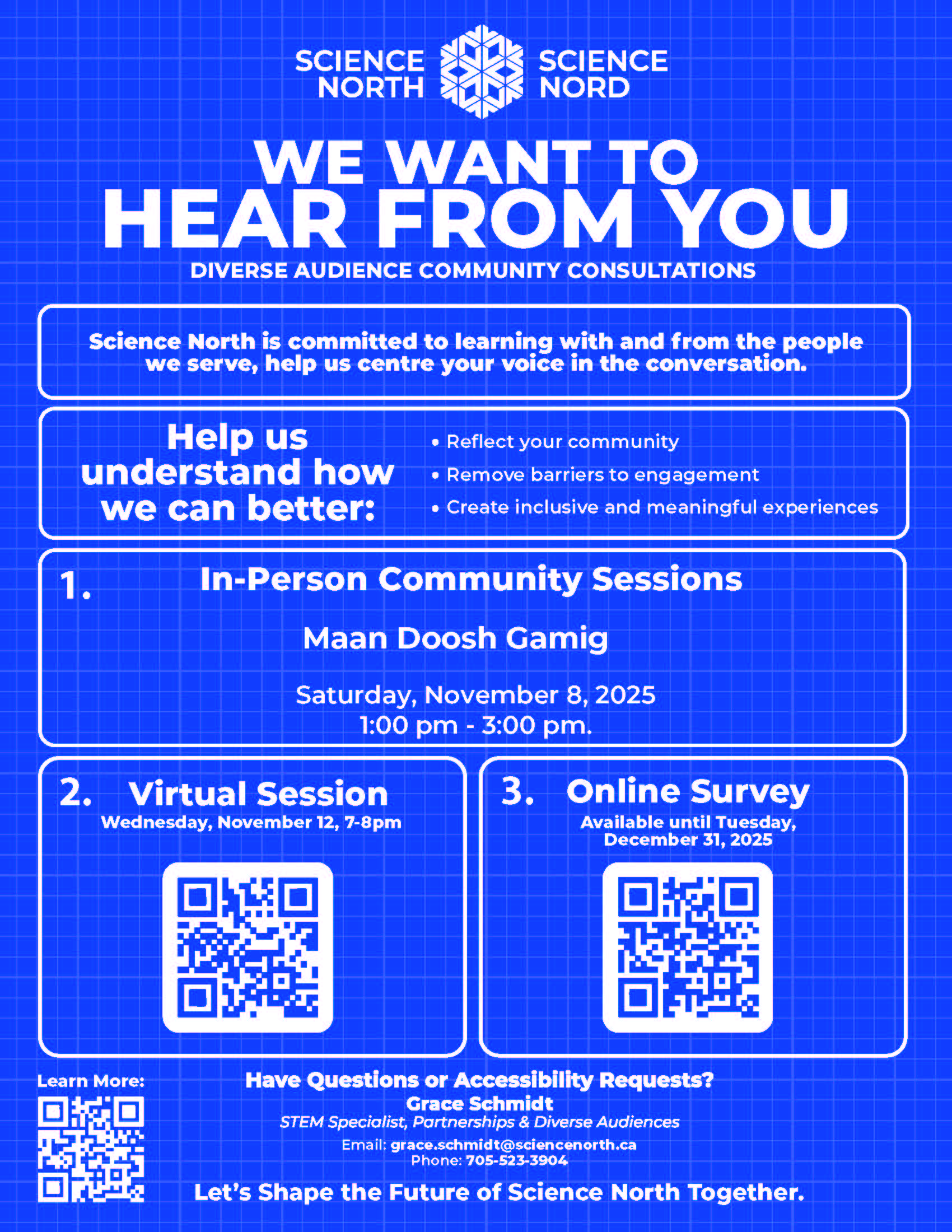 Science North - Diverse Audience Community Consultations