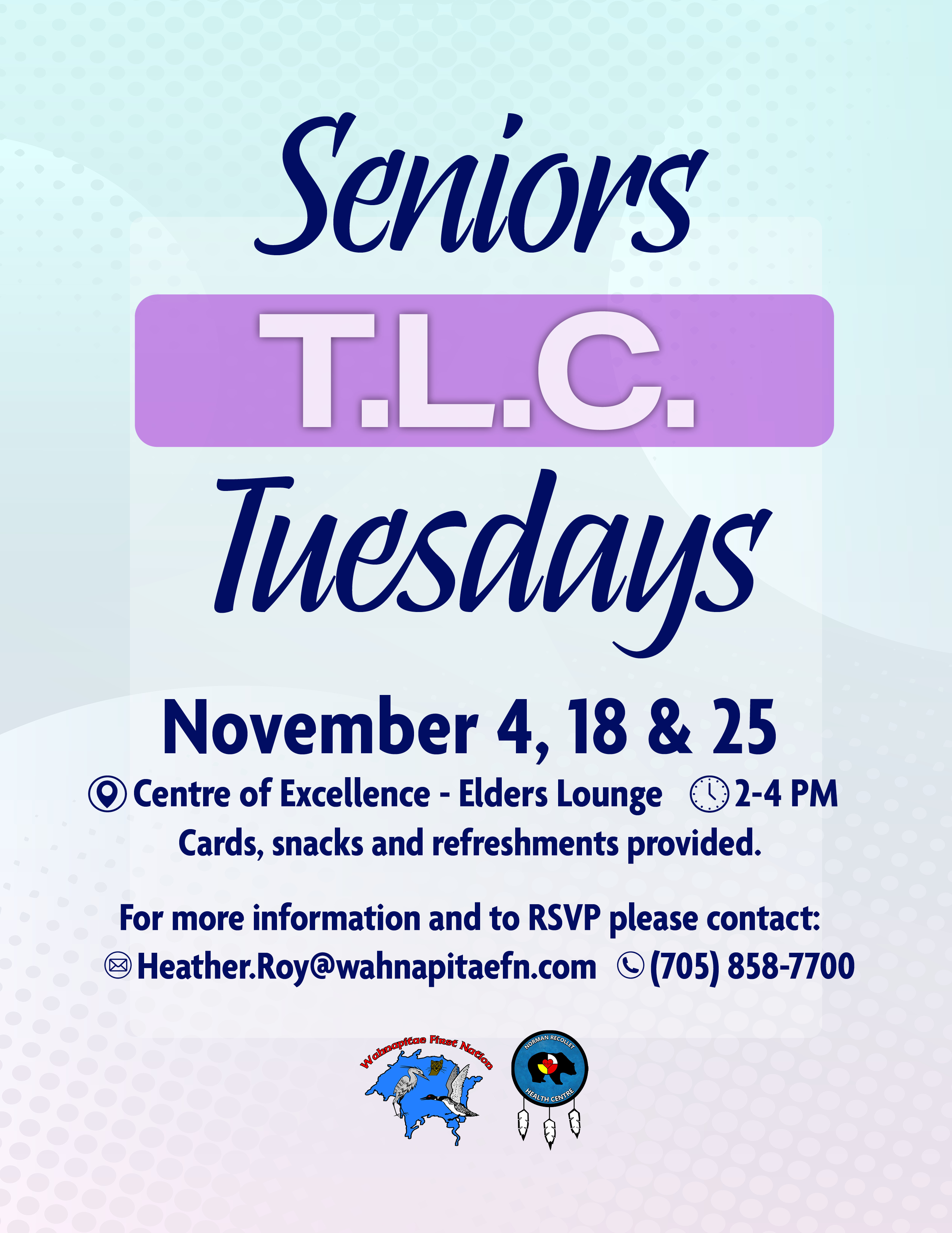 Seniors T.L.C. Tuesdays