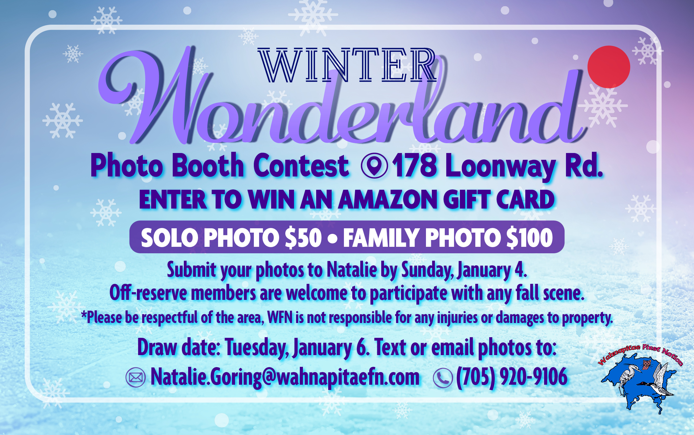 Winter Wonderland Photo Booth Contest