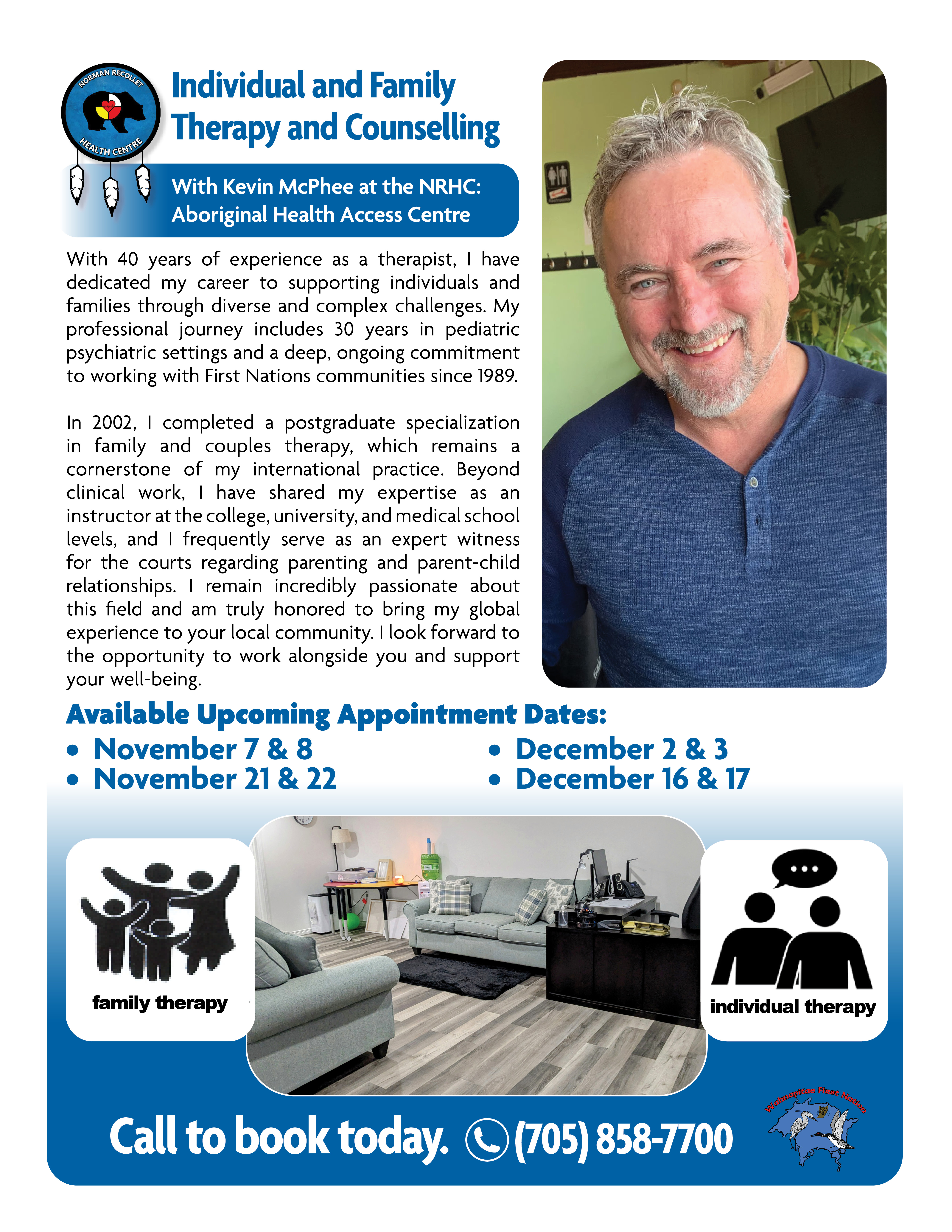 NRHC - Therapy and Counselling - Kevin McPhee