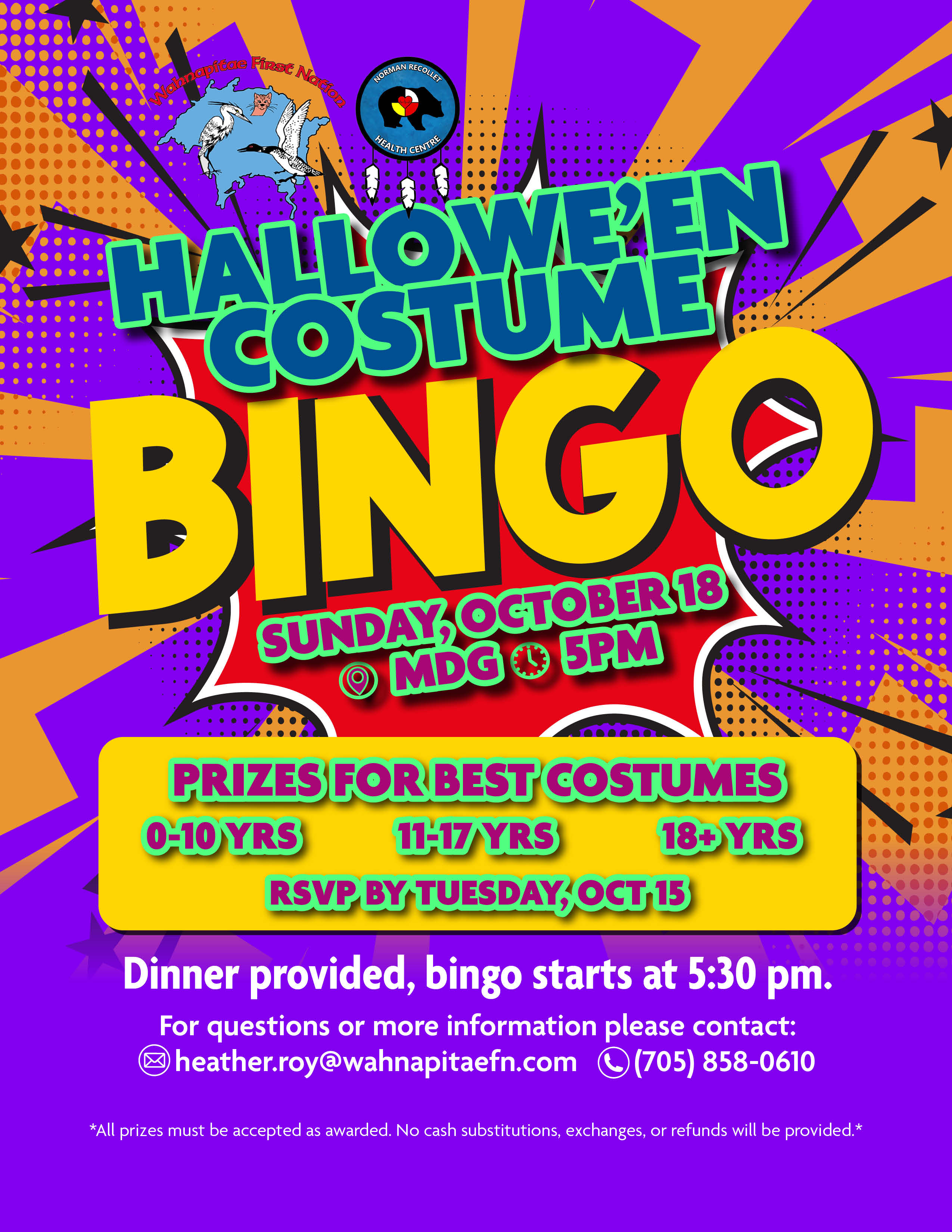 Hallowe'en Costume Bingo