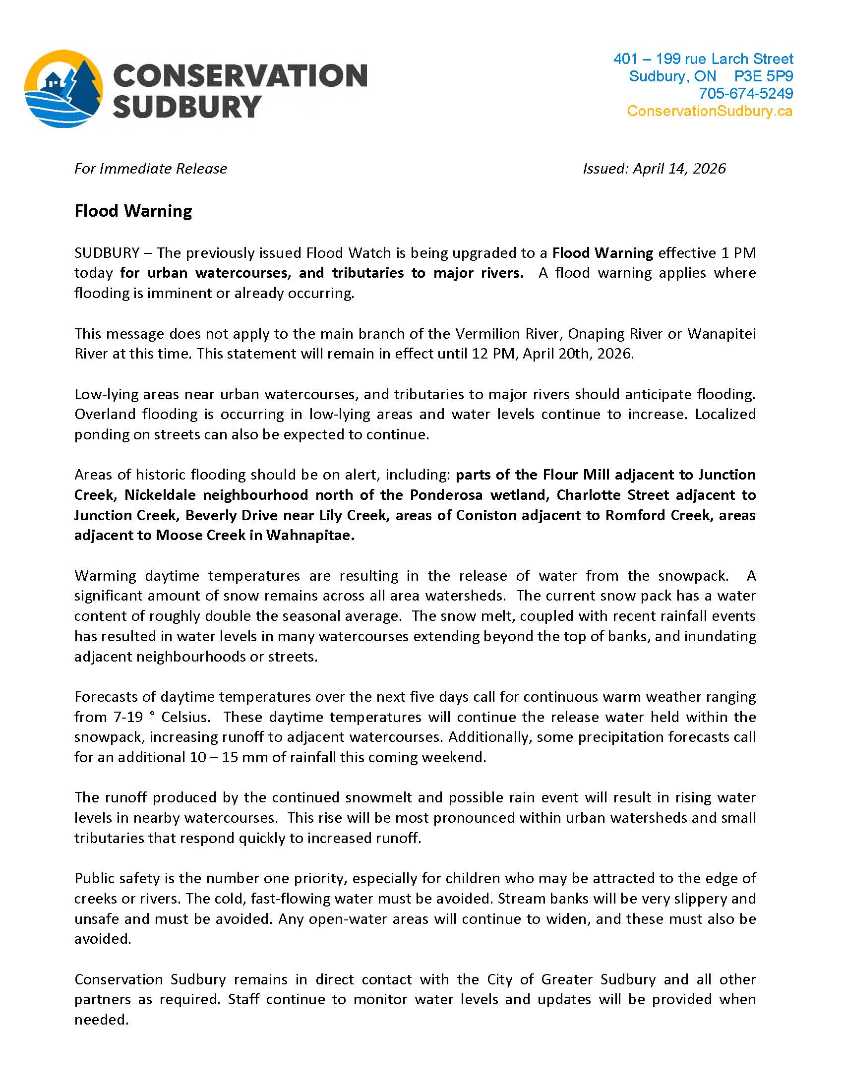 2026 04 14 Flood Warning Page 1