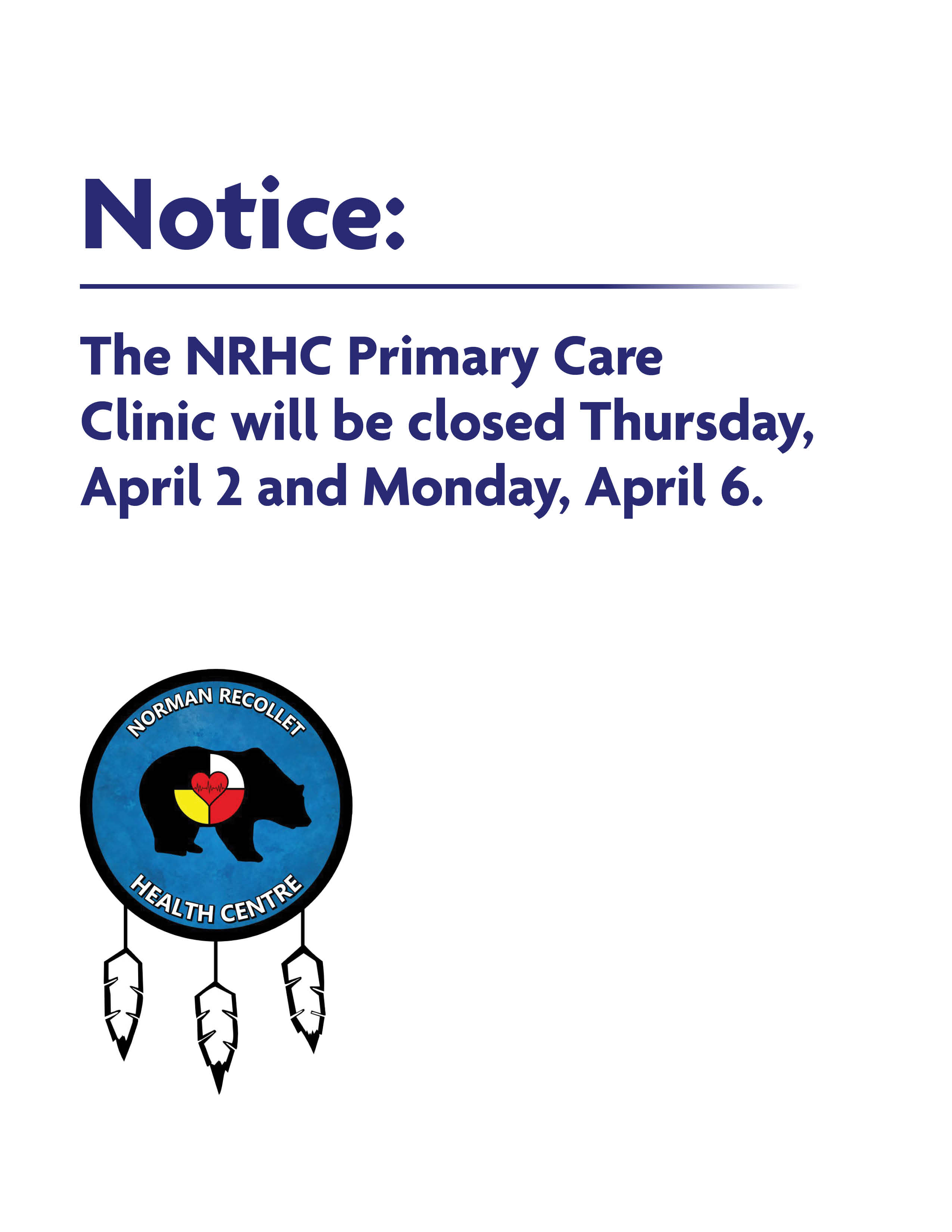 notice nrhc closure apr2026