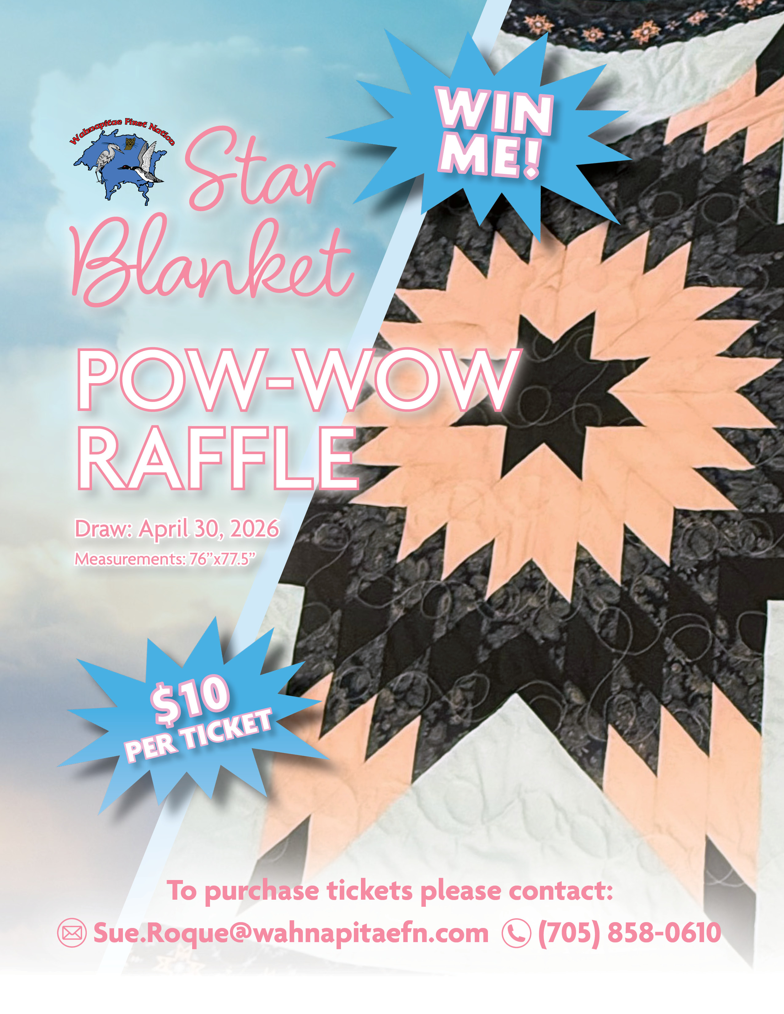 Star Blanket Raffle