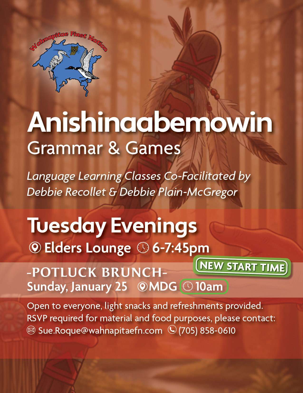 Anishinaabemowin Grammar and Games: Potluck Brunch