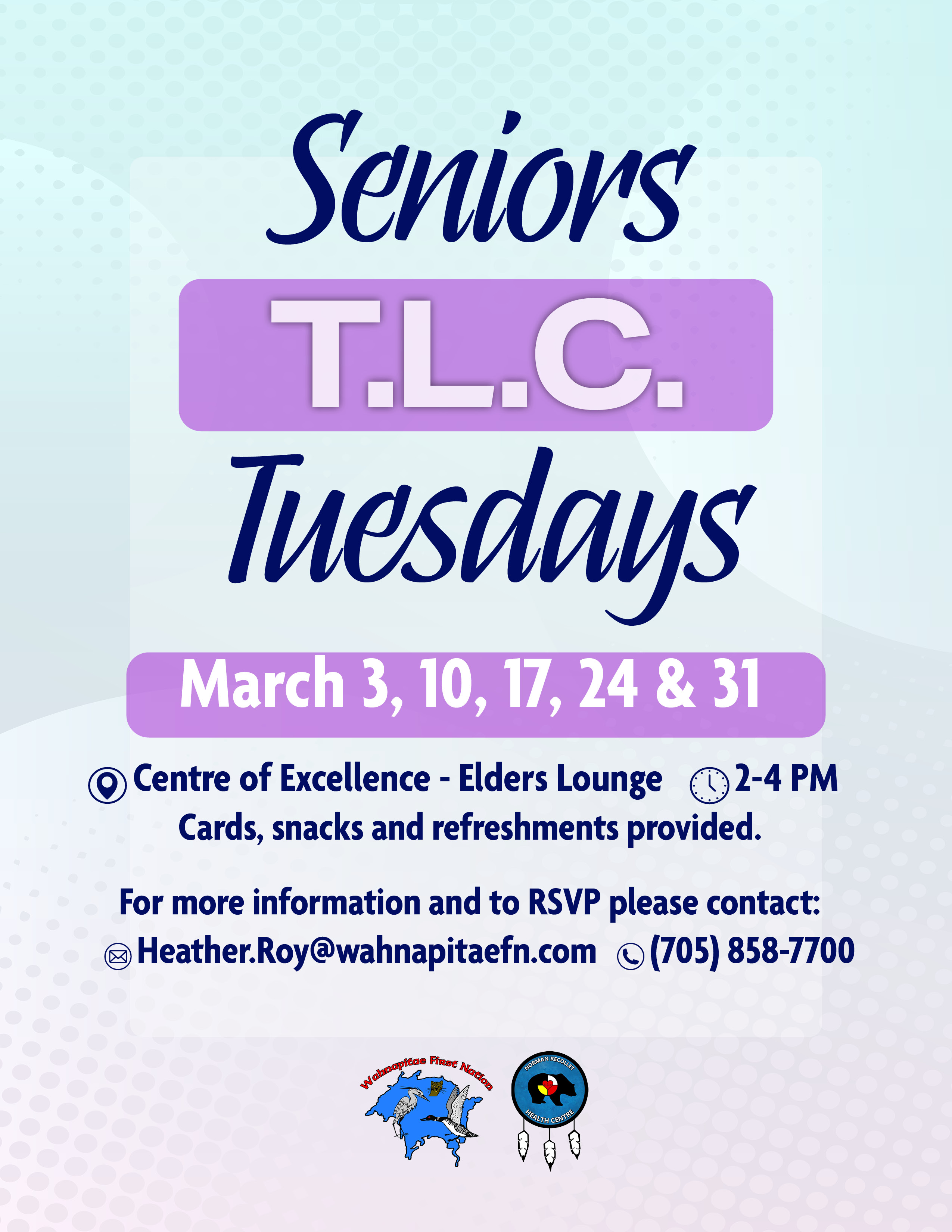 Seniors T.L.C. Tuesdays