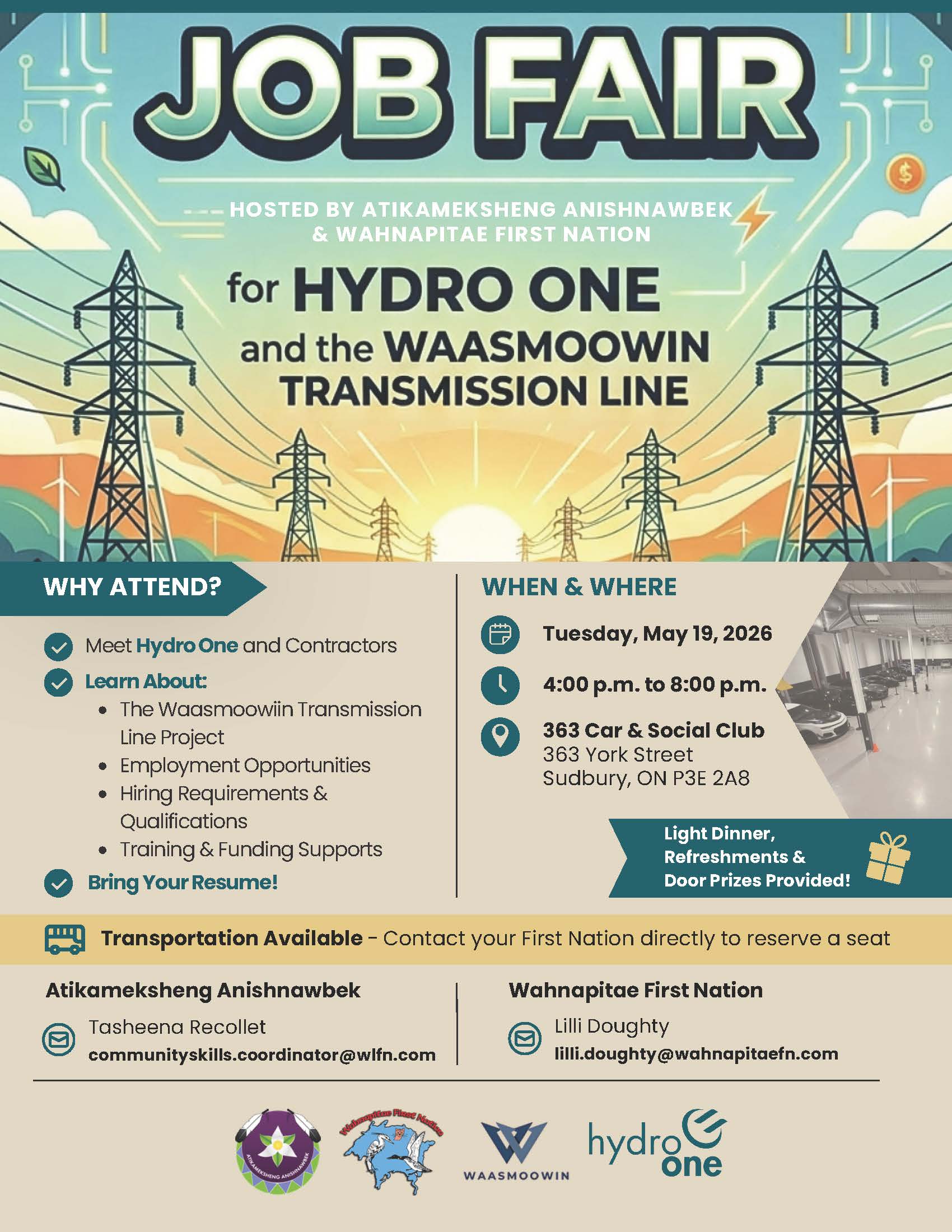 Hydro One/ Wassmowin Job Fair