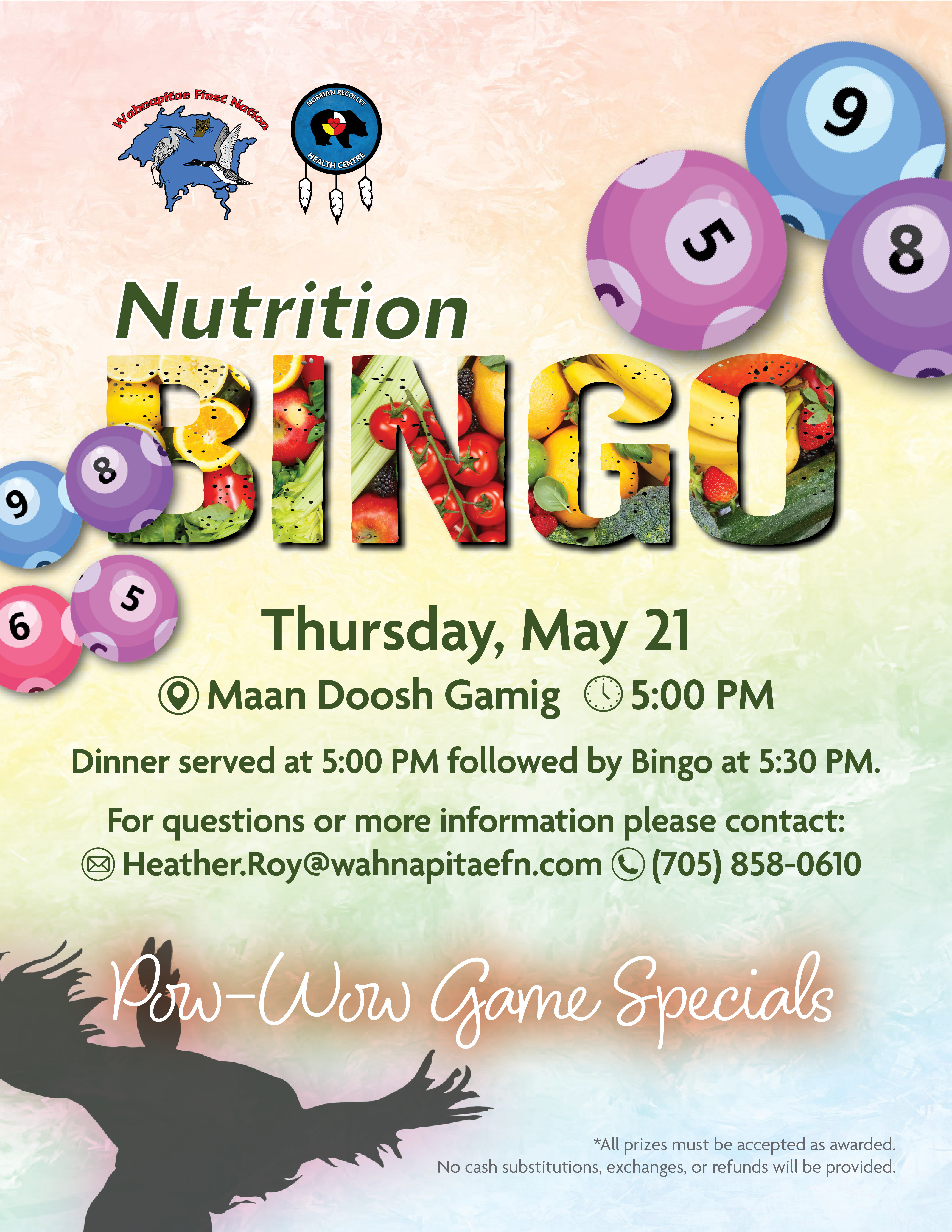 Nutrition Bingo